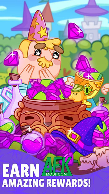 Trợ giúp cô nàng phù thủy trẻ trong game casual giải đố Potion Merge: Tower Mystery 3