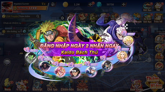 Tứ Hoàng Hỏa Quốc chính thức ra mắt 10h ngày 22/8, mở ra đại chiến giữa One Piece và Naruto 6 Tứ Hoàng Hỏa Quốc chính thức ra mắt 10h ngày 22/8, mở ra đại chiến giữa One Piece và Naruto 6