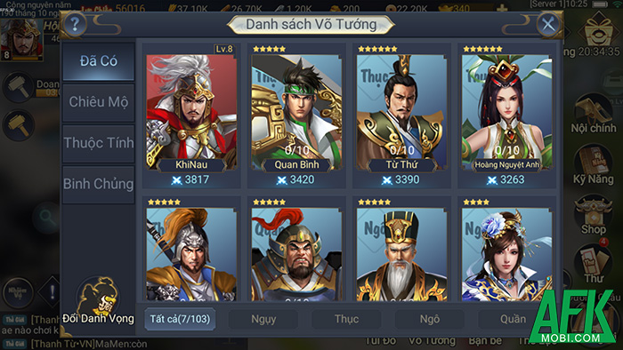 Trải nghiệm việc lập nghiệp giữa thời loạn trong game Cuộc Nổi Loạn Tam Quốc 8