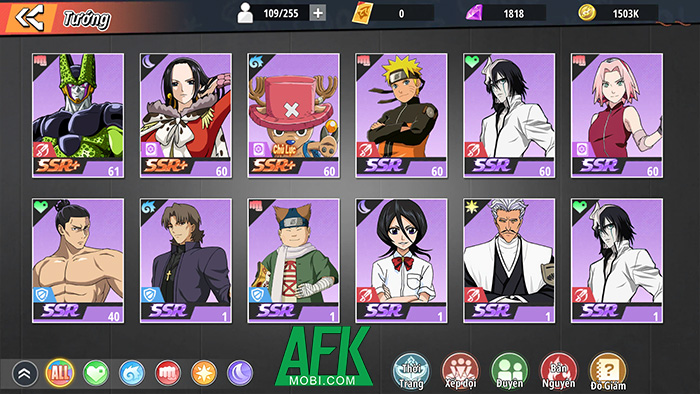 Các nhân vật anime quen thuộc tụ hội trong một dị giới cho bạn chiêu mộ tại Học Viện Anime 5 Các nhân vật anime quen thuộc tụ hội trong một dị giới cho bạn chiêu mộ tại Học Viện Anime 5