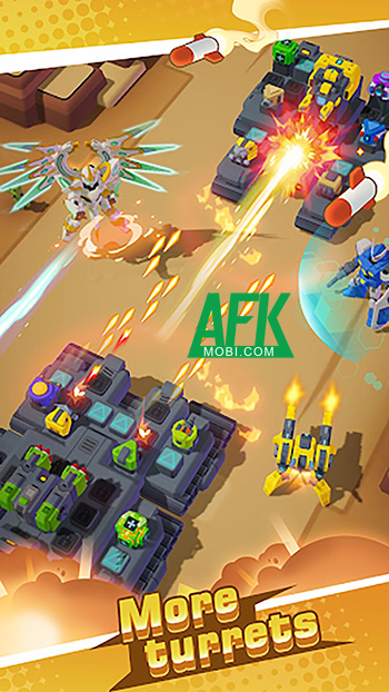 Phát triển chiếc xe tăng chiến đấu của bạn để chống lại bọn robot với Tank Fortress 1 Phát triển chiếc xe tăng chiến đấu của bạn để chống lại bọn robot với Tank Fortress 1