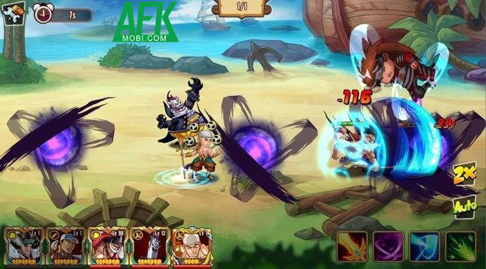 Tứ Hoàng Hỏa Quốc game đấu tướng chiến thuật chủ đề Naruto kết hợp One Piece 0