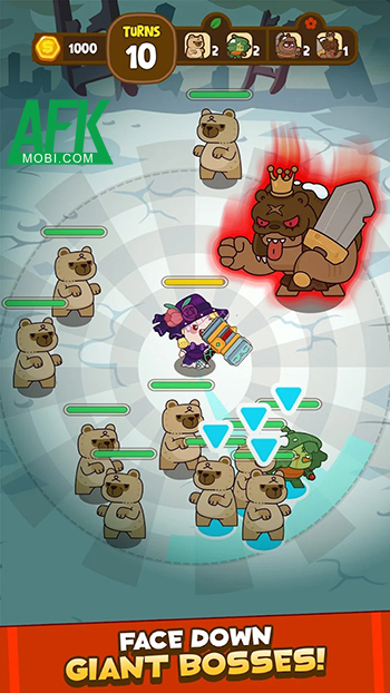 Chiến đấu hạ bọn kẻ thù cùng những anh hùng chibi tại game Wanderland: Angel Hunters RPG 4