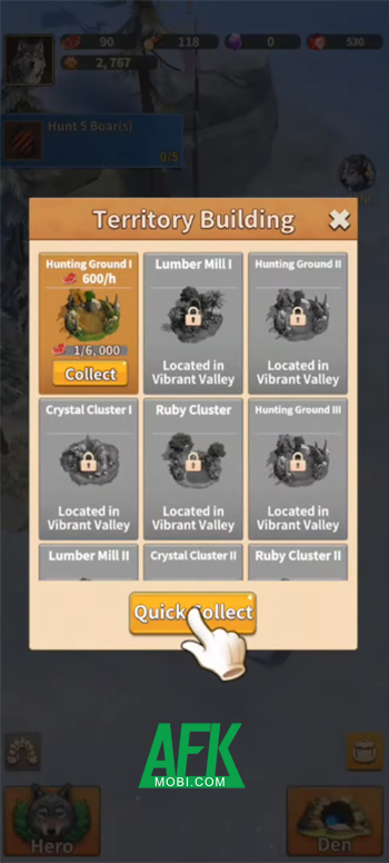 Đi săn để phát triển bầy sói của chính mình trong game Wolf War: Last Survival 4