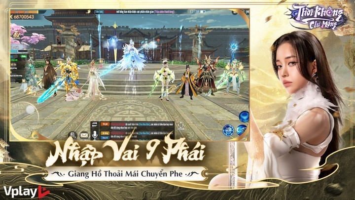 Thời Không Chi Mộng cho game thủ nhập vai 9 phái, chuyển phe thoải mái