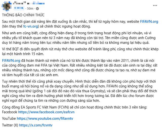 Một forum có tiếng của cộng đồng game thủ Việt ngừng hoạt động, khép lại hành trình 15 năm- Ảnh 2.