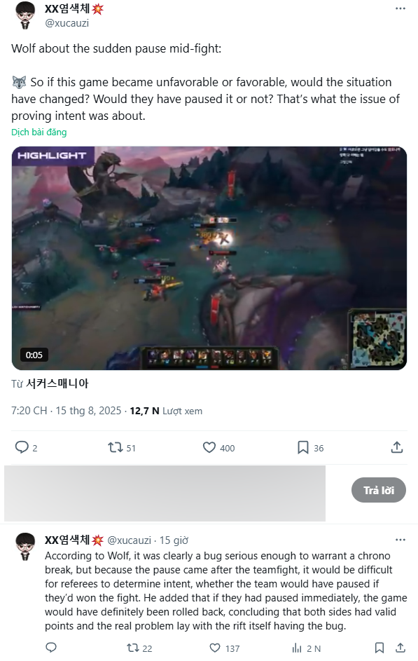 Cộng đồng LMHT chỉ thẳng bản chất vụ bug T1 - HLE- Ảnh 2. Cộng đồng LMHT chỉ thẳng bản chất vụ bug T1 - HLE- Ảnh 2.