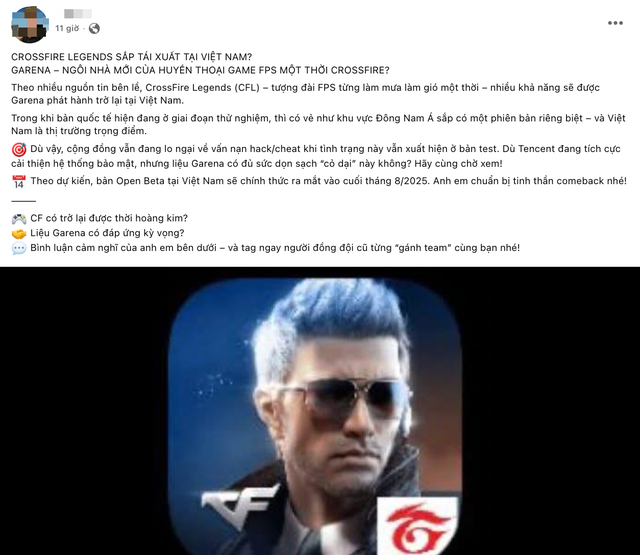 Xuất hiện thông tin CrossFire Legends sẽ về với NPH mới, cộng đồng nhắc chung một cái tên- Ảnh 2. Xuất hiện thông tin CrossFire Legends sẽ về với NPH mới, cộng đồng nhắc chung một cái tên- Ảnh 2.