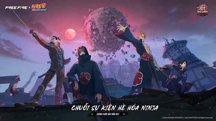 Naruto Shippuden tái xuất trong Free Fire: Đại chiến nhẫn giả bùng nổ cùng loạt item độc quyền khiến game thủ thích mê- Ảnh 2.