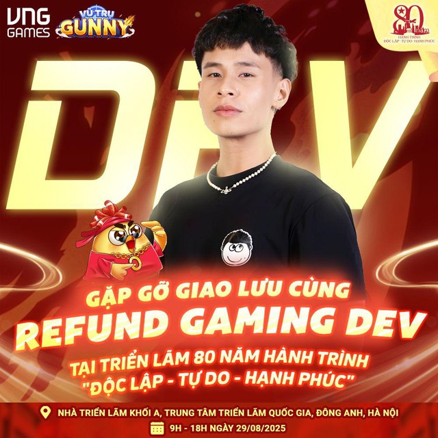 Dev và QNT Refund Gaming hội ngộ Vũ Trụ Gunny tại Triển lãm A80: Hé lộ trải nghiệm đặc biệt chờ đón khán giả- Ảnh 1. Dev và QNT Refund Gaming hội ngộ Vũ Trụ Gunny tại Triển lãm A80: Hé lộ trải nghiệm đặc biệt chờ đón khán giả- Ảnh 1.