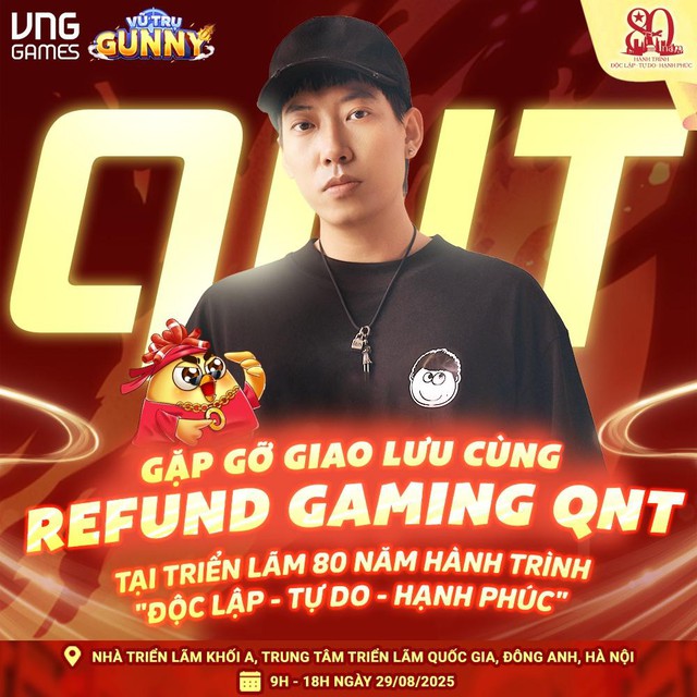 Dev và QNT Refund Gaming hội ngộ Vũ Trụ Gunny tại Triển lãm A80: Hé lộ trải nghiệm đặc biệt chờ đón khán giả- Ảnh 2. Dev và QNT Refund Gaming hội ngộ Vũ Trụ Gunny tại Triển lãm A80: Hé lộ trải nghiệm đặc biệt chờ đón khán giả- Ảnh 2.