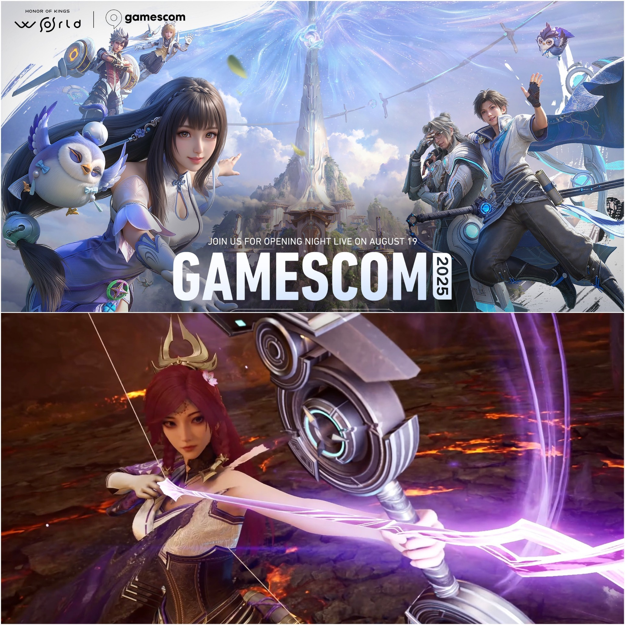 Chào đón Gamescom 2025, Honor of Kings: World mang tới loạt hình ảnh mới cực chi tiết khiến fan 