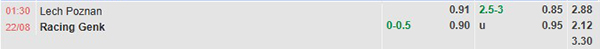 TL Lech Poznan vs Genk