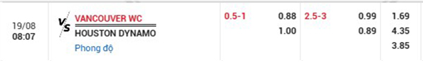TL Vancouver WC vs Houston Dynamo