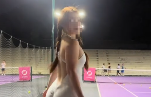 Mặc đồ bó sát rồi công khai mục đích ra sân để “check body”, cô gái hứng “gạch đá”