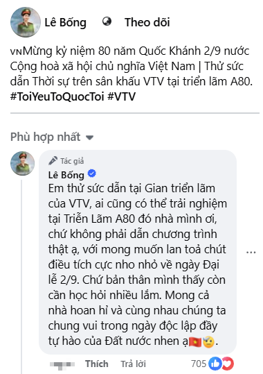 Khoe clip thử dẫn thời sự, Lê Bống bị dân tình Khoe clip thử dẫn thời sự, Lê Bống bị dân tình