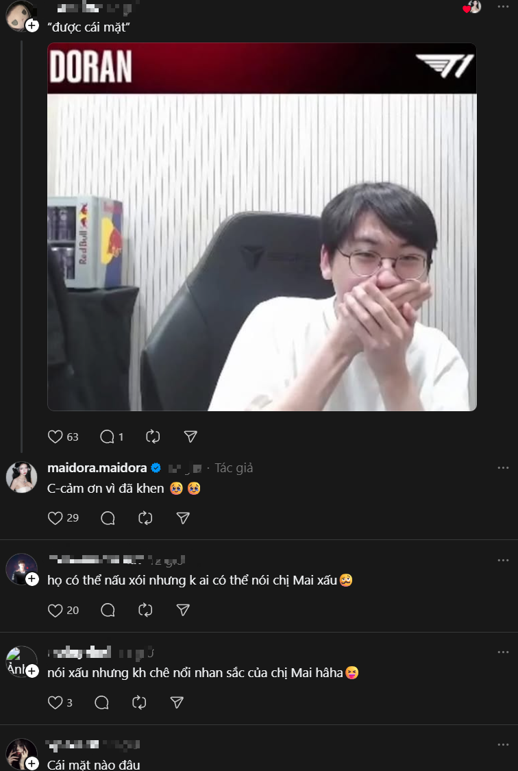 Mai Dora bị công kích hậu đăng tải clip 