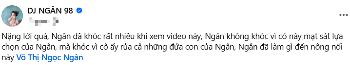 Ngân 98 tủi thân, bật khóc!- Ảnh 5.