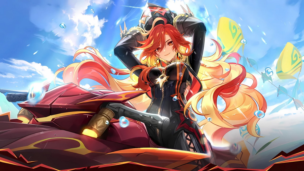 Sẽ thế nào nếu Hoả Thần của Genshin Impact, đối đầu với mỹ nữ Tifa của Final Fantasy?- Ảnh 1.