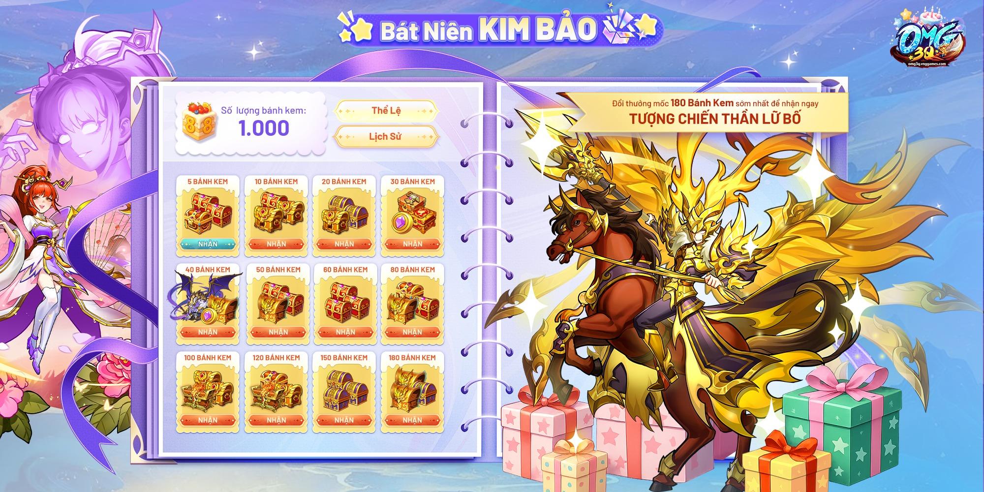 OMG 3Q kỷ niệm sinh nhật 8 năm: Huyền Thoại Game Đấu Tướng - Vô vàn sự kiện và quà tặng Khủng- Ảnh 3.
