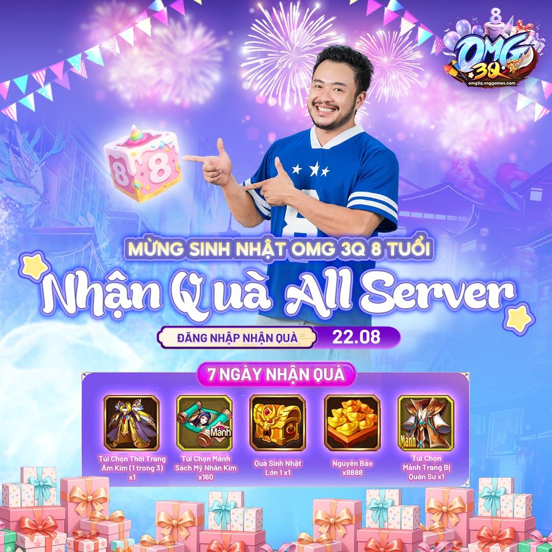 OMG 3Q kỷ niệm sinh nhật 8 năm: Huyền Thoại Game Đấu Tướng - Vô vàn sự kiện và quà tặng Khủng- Ảnh 4.