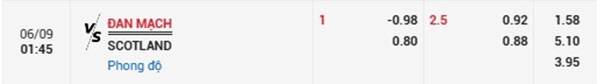 TLĐan Mạch vs Scotland