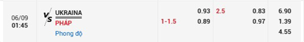 TL Ukraine vs Pháp