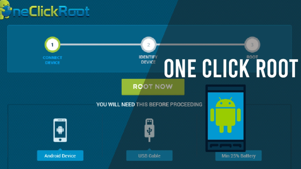 Ứng dụng root One Click Root