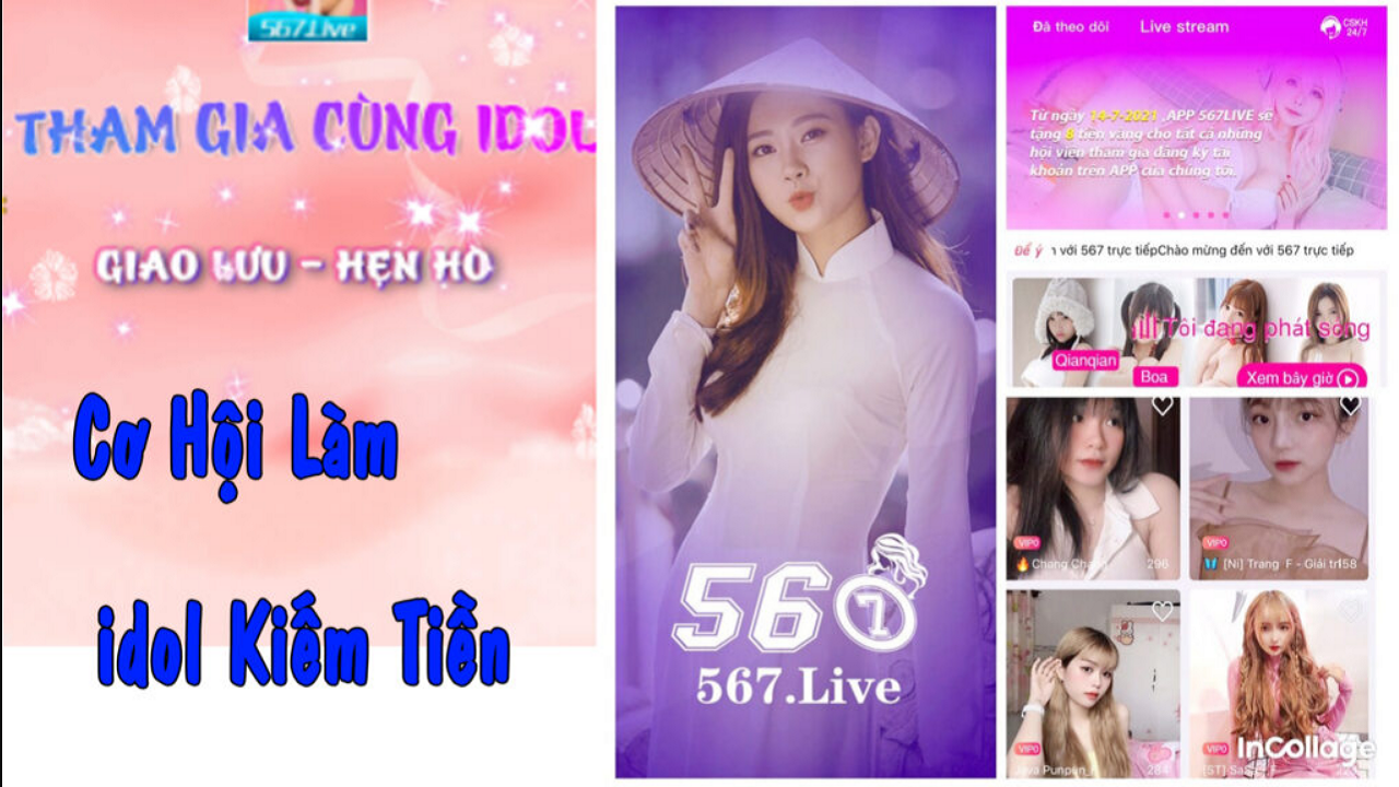 567 live kiếm tiền