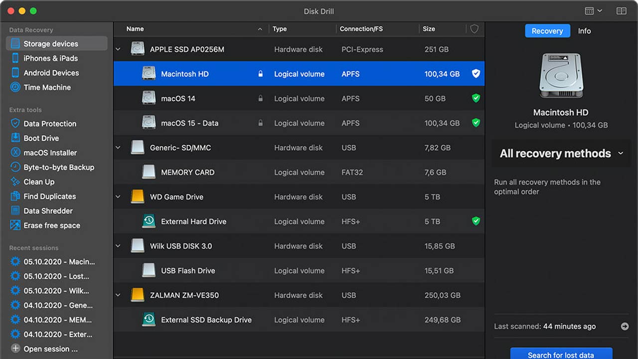 phần mềm phục hồi dữ liệu