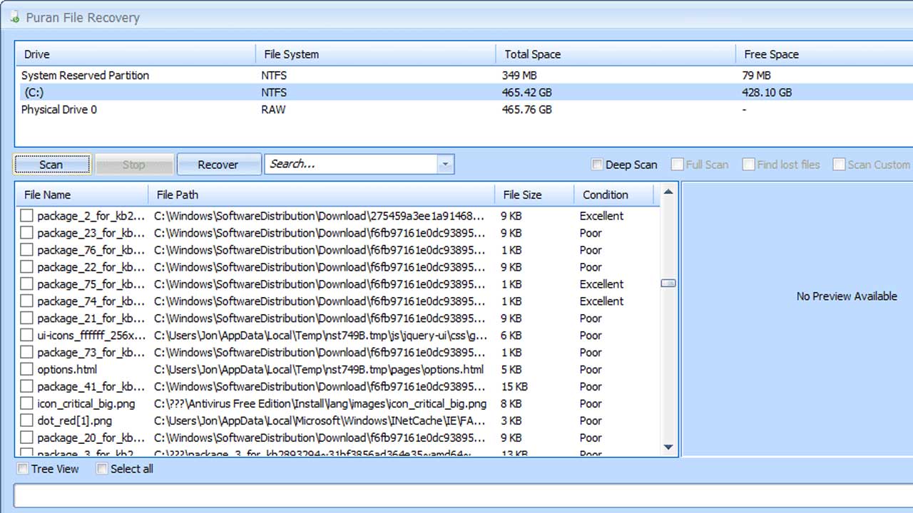 phần mềm phục hồi dữ liệu