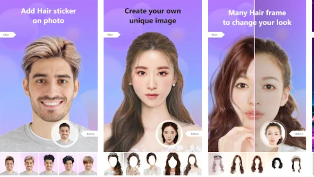 App thử kiểu tóc tiện lợi