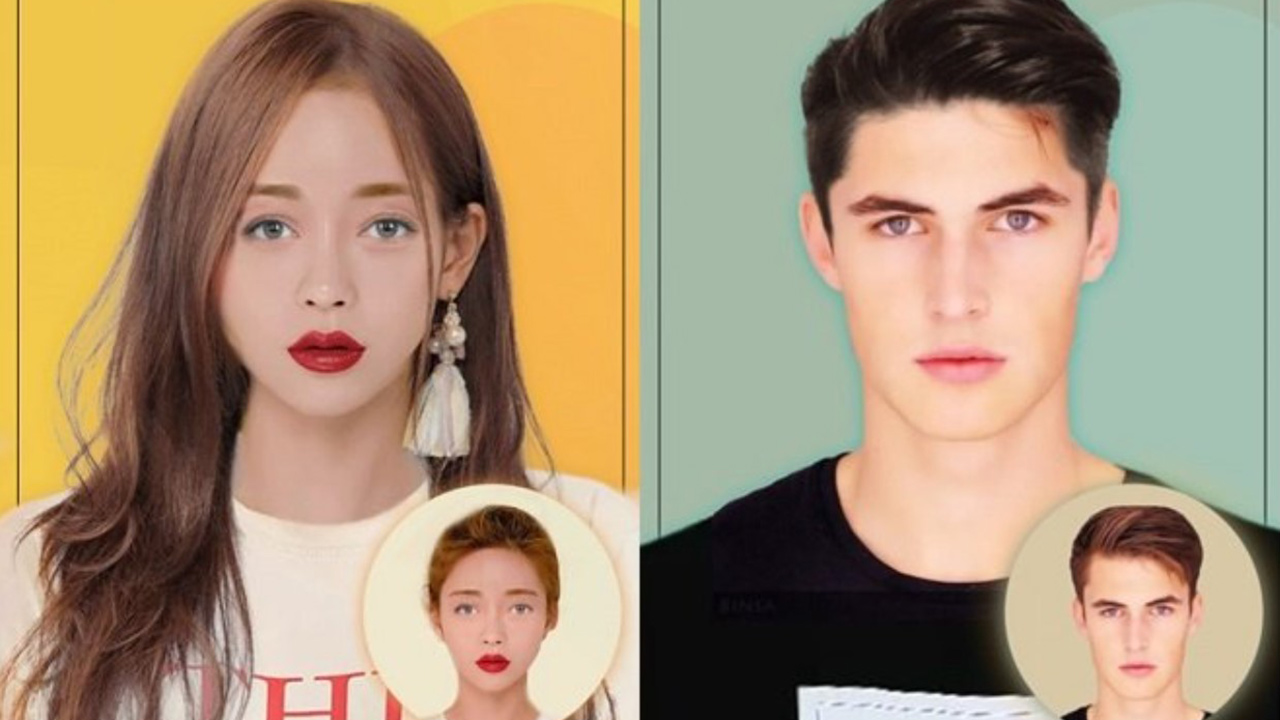 App thử kiểu tóc cho nam và nữ