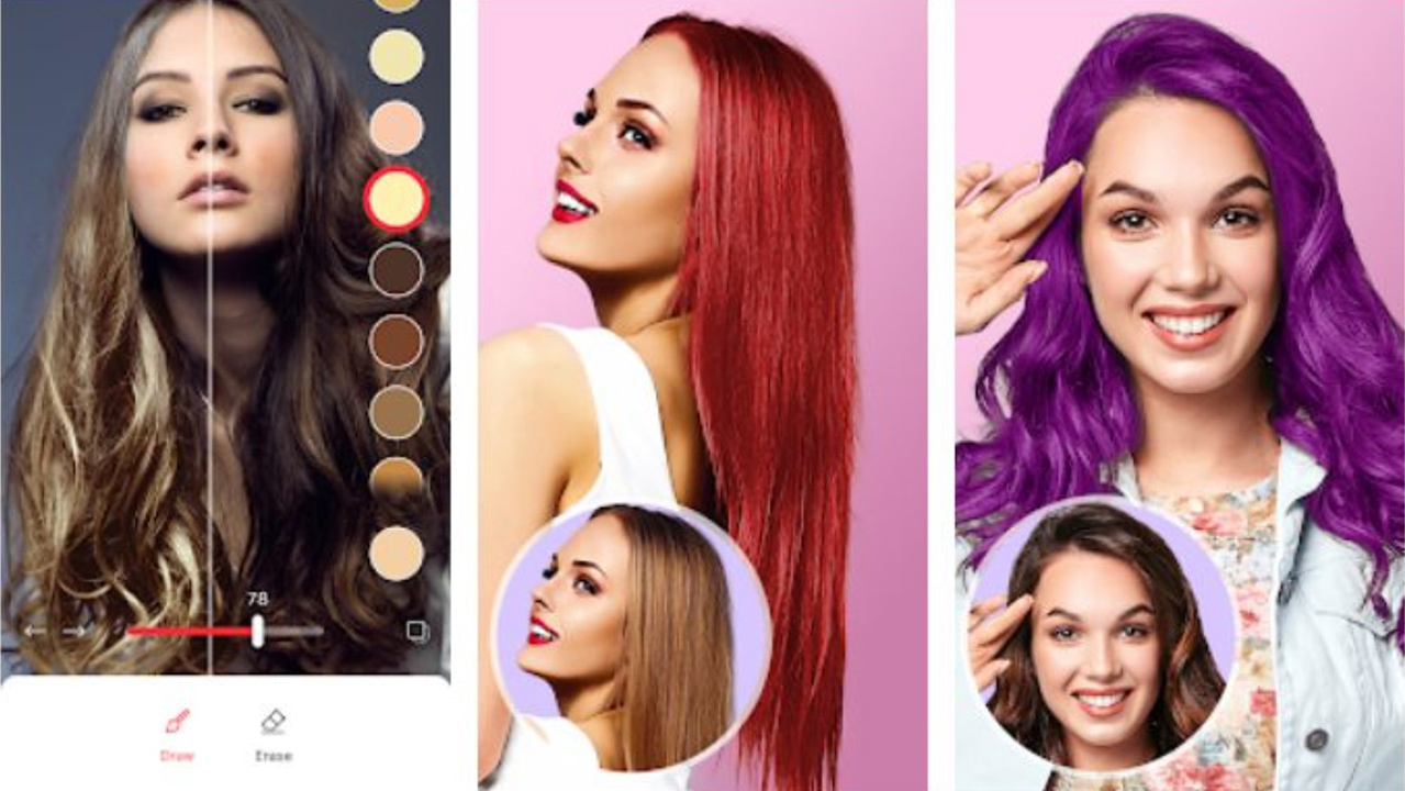 App thử kiểu tóc cho nữ đẹp